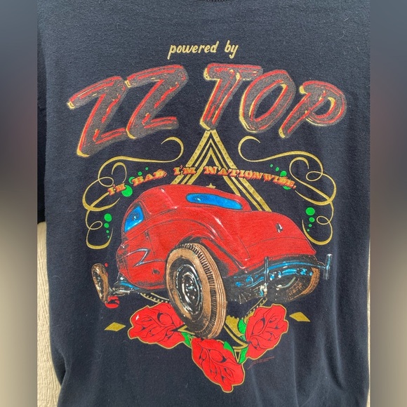 ZZ Top Shirt 2015 Tour T-shirt - Classic Car T-Shirt -‎ M - Picture 3 of 7